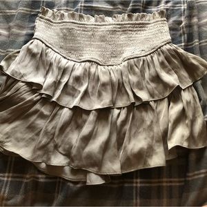 High Waisted Ruffle skirt